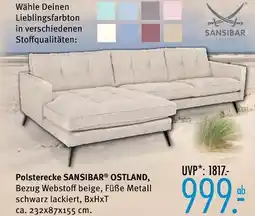 Trends Möbel Sansibar living polsterecke sansibar ostland Angebot