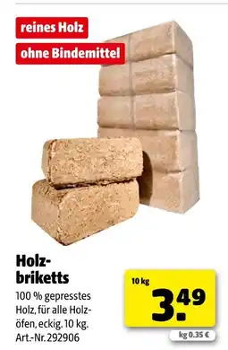 Hagebau Holzbriketts Angebot