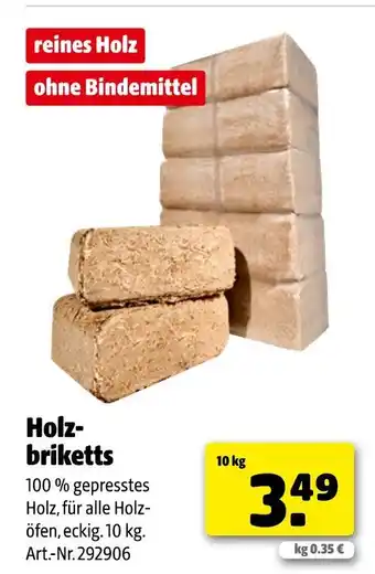 Hagebau Holzbriketts Angebot