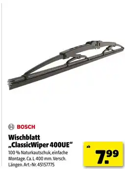 Hagebau Bosch wischblatt „classicwiper 400ue“ Angebot