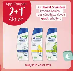 Rossmann Head & shoulders 2+1 aktion Angebot