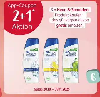 Rossmann Head & shoulders 2+1 aktion Angebot