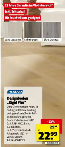 Hagebau Designboden „rigid plus“ Angebot