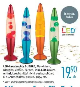 Trends Möbel Led-lavaleuchte bubble Angebot