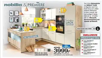 Ostermann Nobilia markenküche flash Angebot