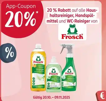 Rossmann Frosch 20 % rabatt Angebot