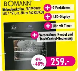 Möbel Boss Einbaubackofen Angebot