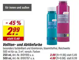 toom Baumarkt Vollton- und abtönfarbe Angebot