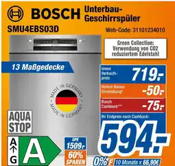 Expert Bosch unterbau-geschirrspüler Angebot