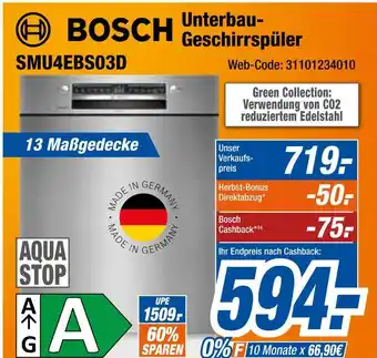 Expert Bosch unterbau-geschirrspüler Angebot