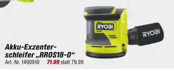 toom Baumarkt Ryobi akku-exzenterschleifer „rros18-o“ Angebot