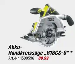 toom Baumarkt Ryobi akku-handkreissäge r18cs-o Angebot