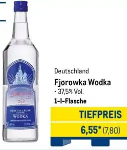 METRO Deutschland Fjorowka Wodka Angebot