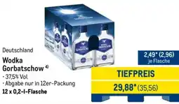 METRO Deutschland Wodka Gorbatschow Angebot