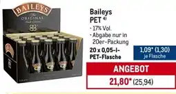 METRO Baileys PET Angebot
