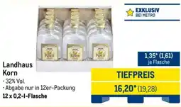 METRO Landhaus Korn Angebot