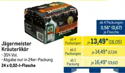METRO Jägermeister Kräuterlikör Angebot