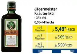 METRO Jägermeister Kräuterlikör Angebot