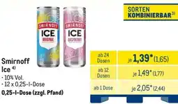 METRO Smirnoff Ice Angebot