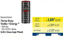 METRO Three Sixty Vodka + Energy Angebot
