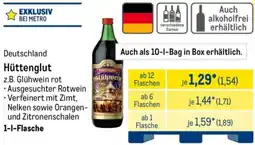 METRO Deutschland Hüttenglut Angebot
