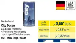 METRO Deutschland City Dosen Angebot