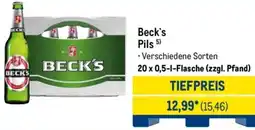 METRO Beck's Pils Angebot