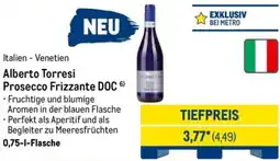 METRO Alberto Torresi Prosecco Frizzante DOC Angebot