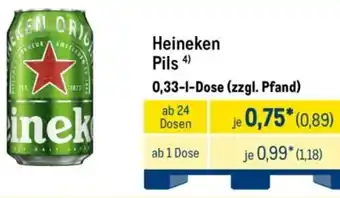 METRO Heineken Pils Angebot