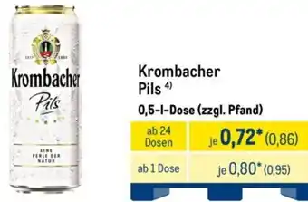 METRO Krombacher Pils Angebot