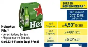 METRO Heineken Pils Angebot