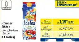 METRO Pfanner Eistee Angebot