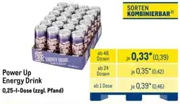METRO Power Up Energy Drink Angebot