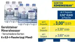 METRO Gerolsteiner Mineralwasser Angebot