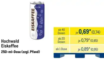 METRO Hochwald Eiskaffee Angebot
