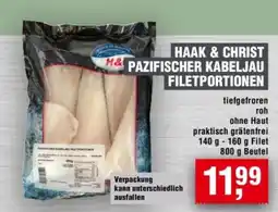Handelshof HAAK & CHRIST PAZIFISCHER KABELJAU FILETPORTIONEN Angebot