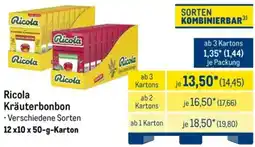 METRO Ricola Kräuterbonbon Angebot