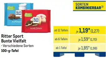 METRO Ritter Sport Bunte Vielfalt Angebot