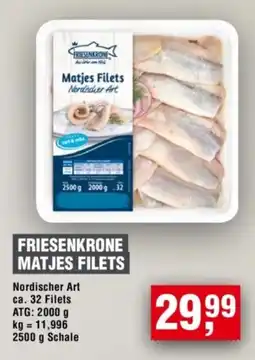 Handelshof FRIESENKRONE MATJES FILETS Angebot