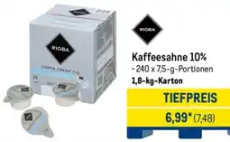 METRO RIOBA Kaffeesahne 10% Angebot