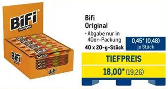 METRO Bifi Original Angebot