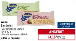 METRO Wasa Sandwich Angebot