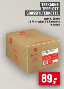 Handelshof TEEKANNE TEEFLOTT GROSSFILTERKETTE Angebot