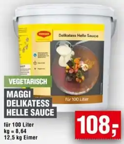 Handelshof MAGGI DELIKATESS HELLE SAUCE Angebot