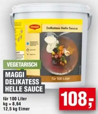 Handelshof MAGGI DELIKATESS HELLE SAUCE Angebot