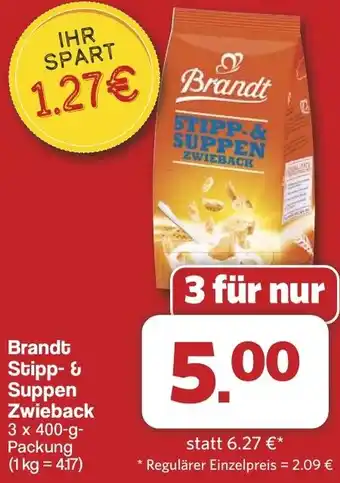 Famila Nord West Brandt Stipp- & Suppen Zwieback Angebot