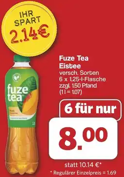 Famila Nord West Fuze Tea Eistee Angebot