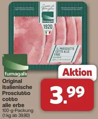 Famila Nord West fumagali Original italienische Prosciutto cotto alle erbe Angebot