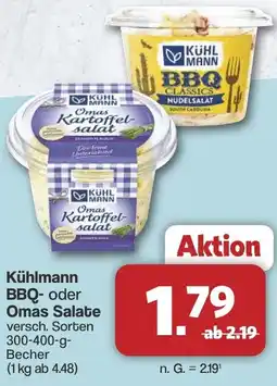 Famila Nord West Kühlmann BBQ- oder Omas Salate Angebot
