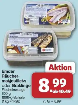 Famila Nord West Emder Räucher- matjesfilets oder Bratlinge Angebot
